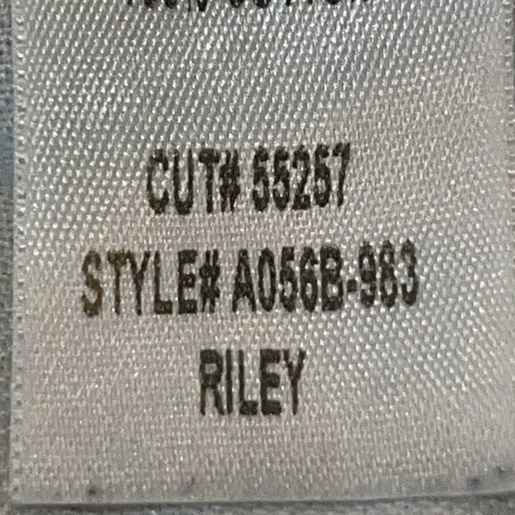 AGOLDE RILEY HIGH RISE STRAIGHT DISTRESSED LIGHT WASH BLUE DENIM JEANS - SIZE 26 - Picture 13 of 13